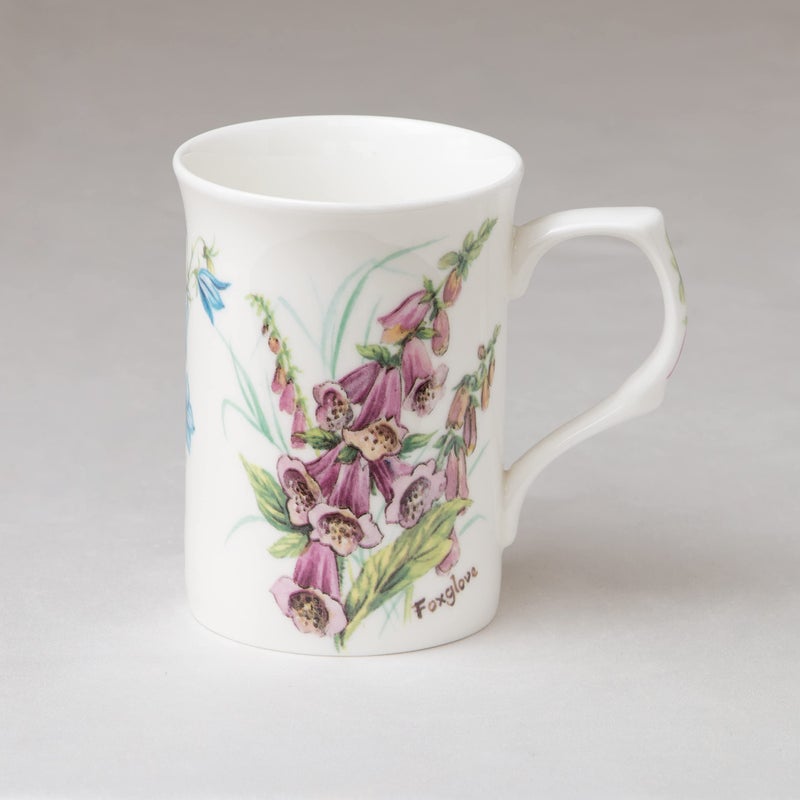 Grace Teaware Bone China Coffee Tea Mugs 9-Ounce (Sweet Floral) (Set of 4 Assorted) - Image 5
